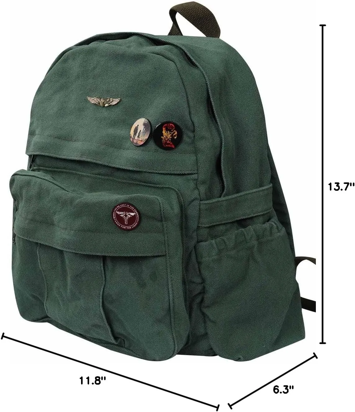Adult Cosplay Bag Backpack Vintage Canvas Bookbag Casual Travel Tactical Daypack