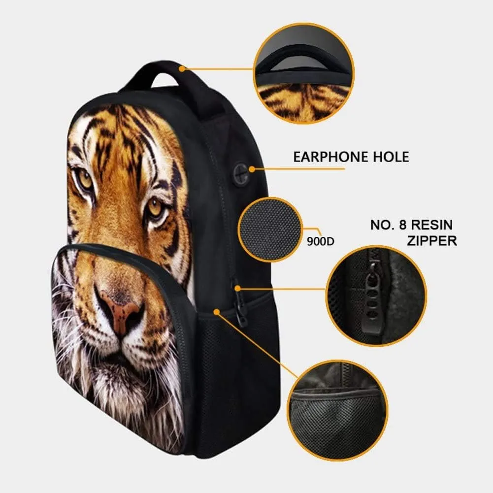 Animal Backpack King Kong School Bag Teenagers Casual Daypack,17 Inch Laptop Backpack For Man/Kid/Girl/Boy/Woman