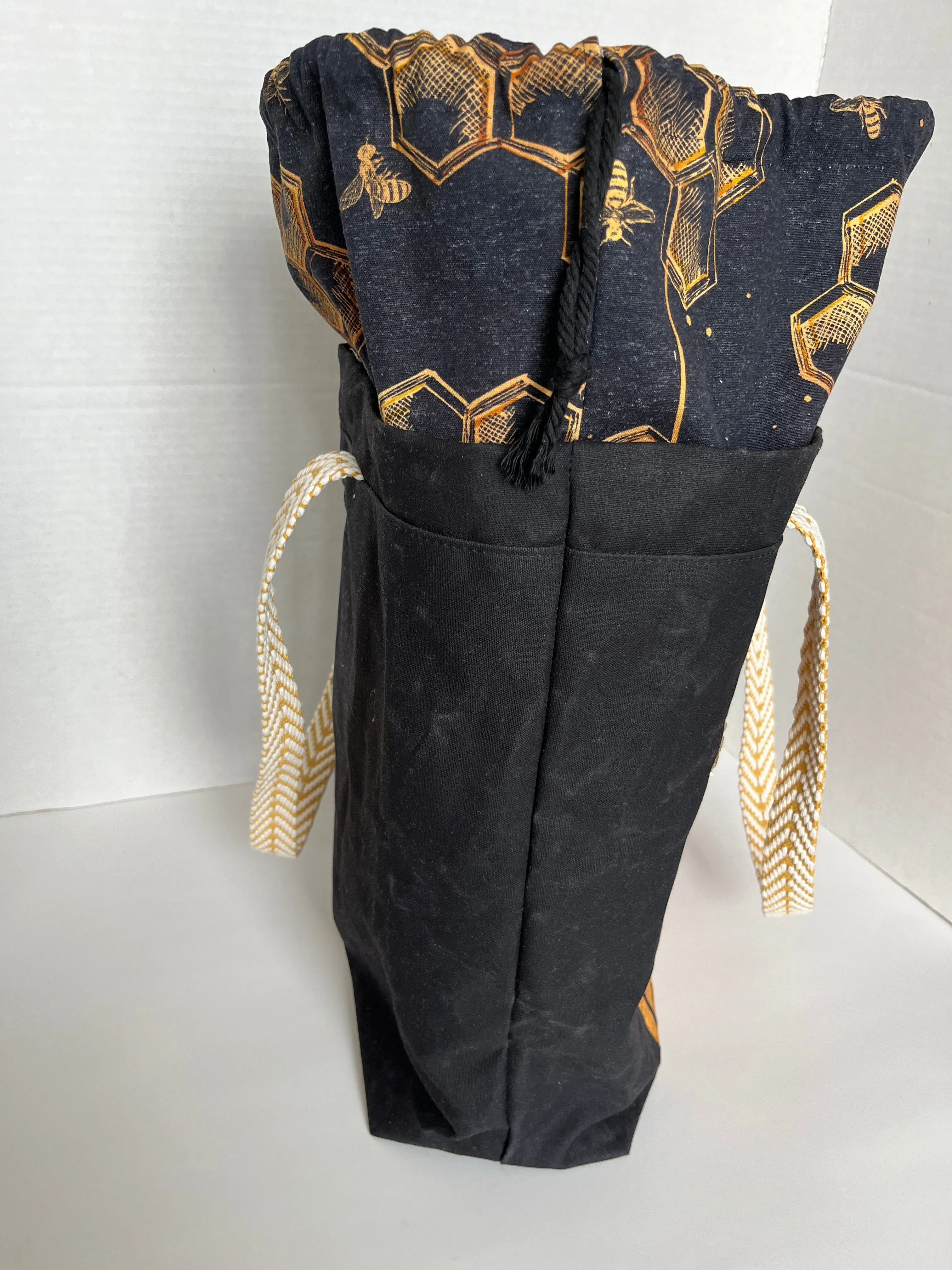 Bee Themed Large Project Bag