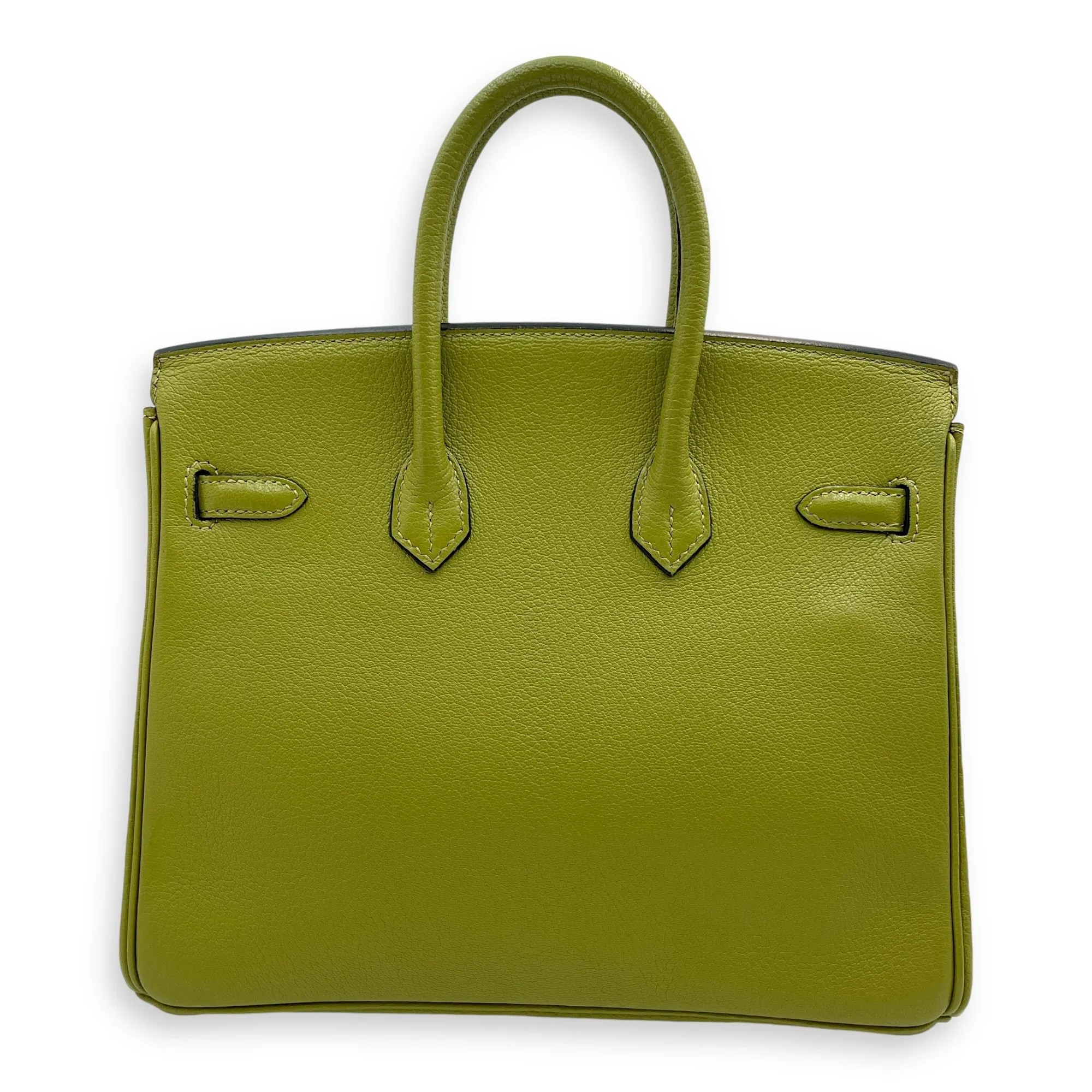 Birkin 25 Vert Anis in Chevre Mysore, Palladium hardware