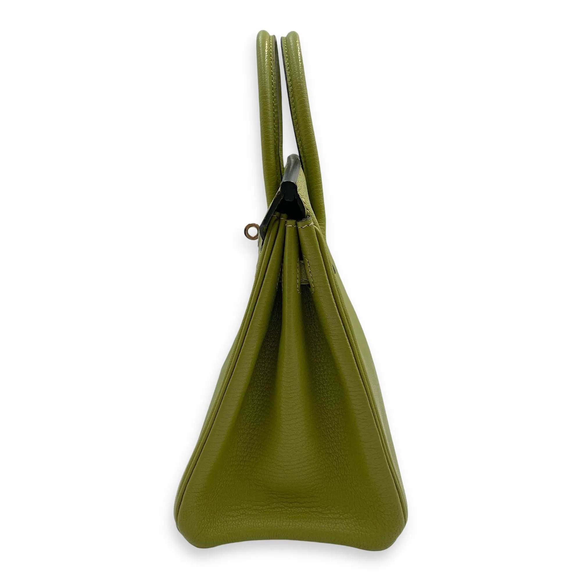 Birkin 25 Vert Anis in Chevre Mysore, Palladium hardware