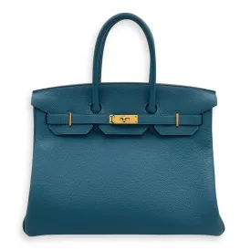 Birkin 35 Colvert in Togo, Gold hardware