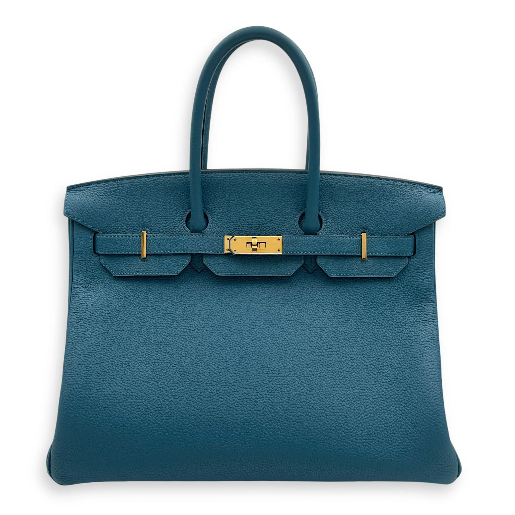 Birkin 35 Colvert in Togo, Gold hardware