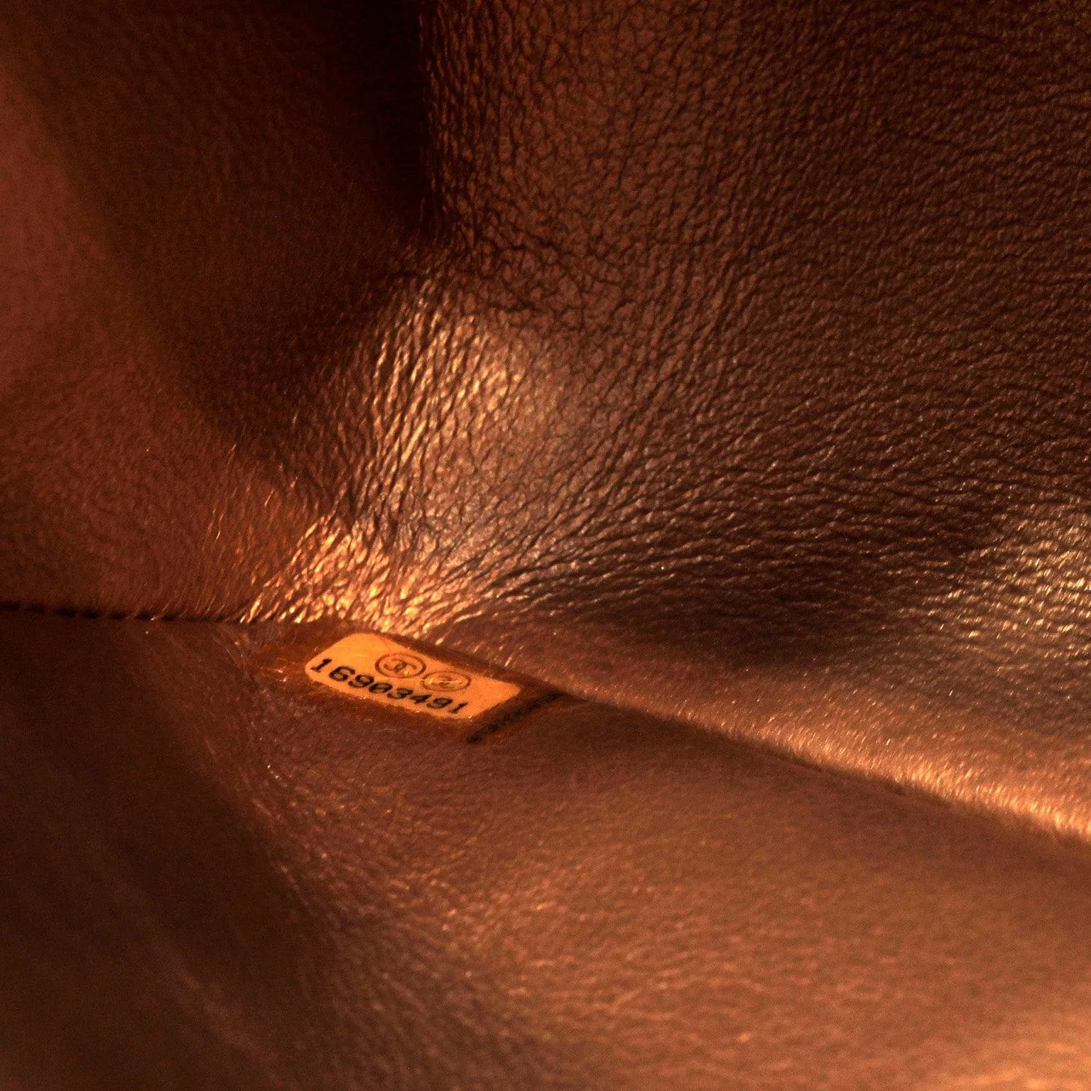 Chanel Metallic Bronze Lambskin Jumbo Classic Flap Bag