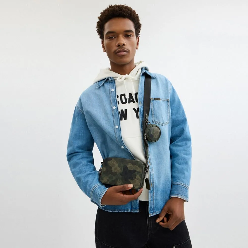 Charter Slim Crossbody In Signature Camo Print