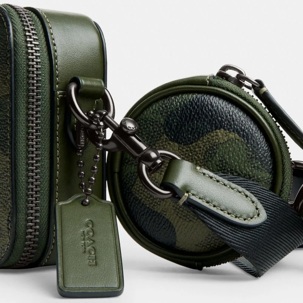 Charter Slim Crossbody In Signature Camo Print