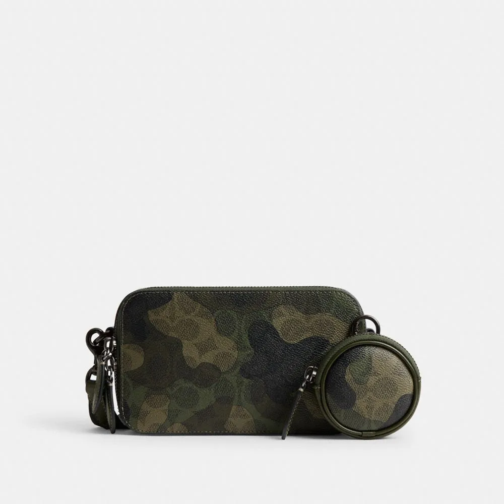 Charter Slim Crossbody In Signature Camo Print