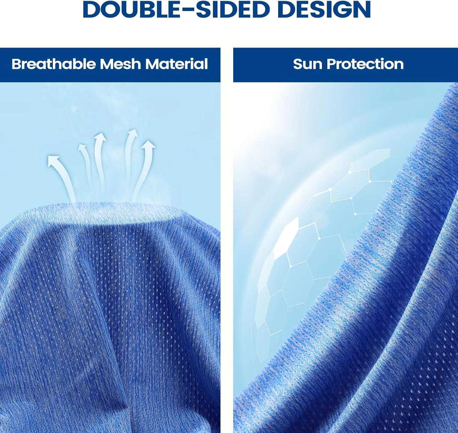 Clothirily Cooling Towels (40"x12"), Breathable Cooling Towels for Neck and Face, Men & Women Workout Towel for Hot Weather, Sweat Towel for Gym Yoga, Camping, Fitness, Running, Traveling, 6 Pack