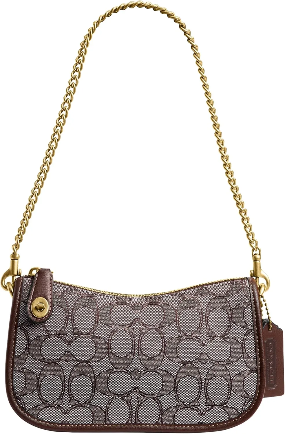 Coach Swinger Bag 20 in Signature Jacquard, B4/Oak Maple