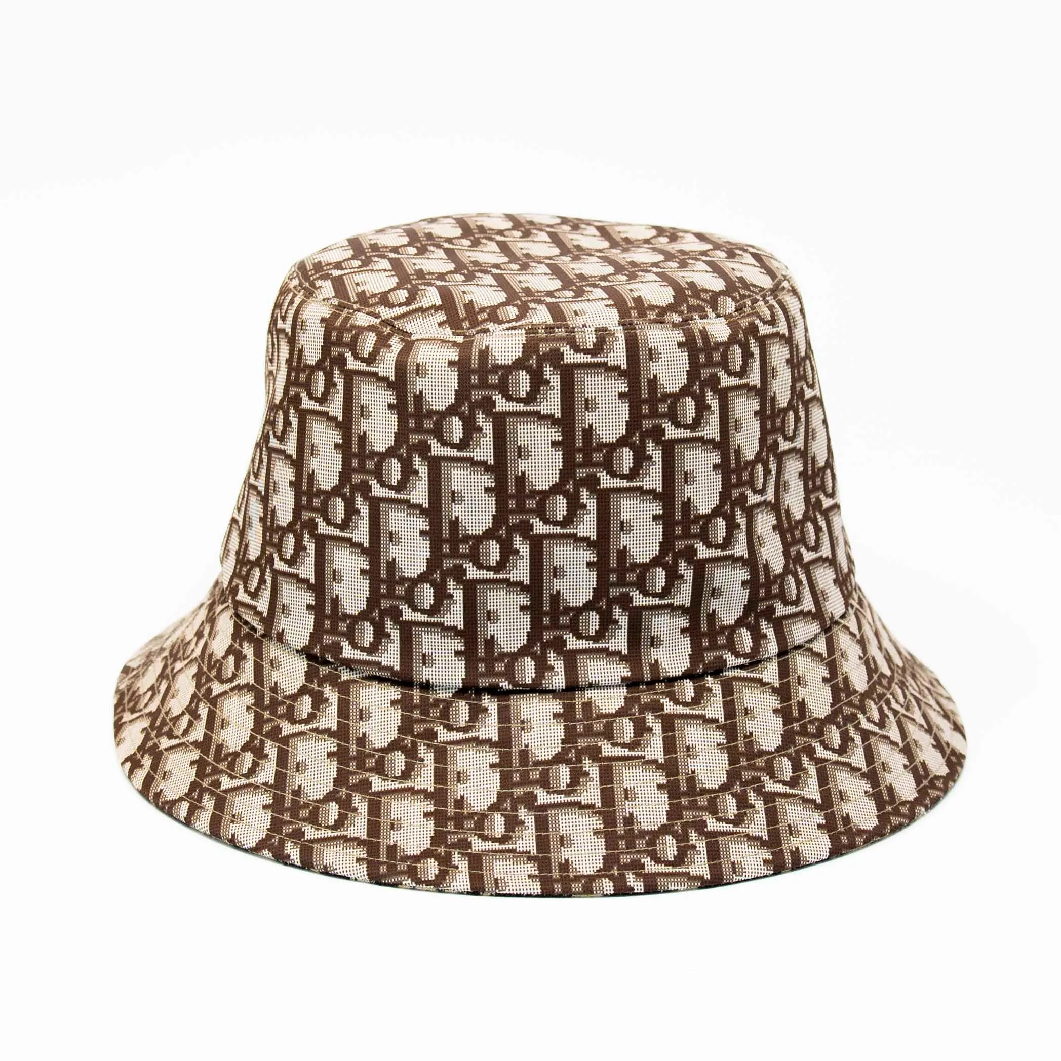 Dior Brown Oblique Reversible Bucket Hat 59