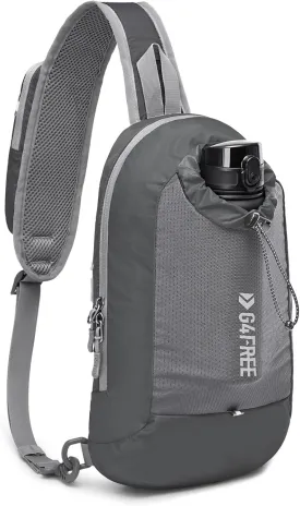 G4Free Sling Bag RFID Blocking Lightweight Crossbody Backpack Chest Shoulder Bag for Travel Sports Running Hiking