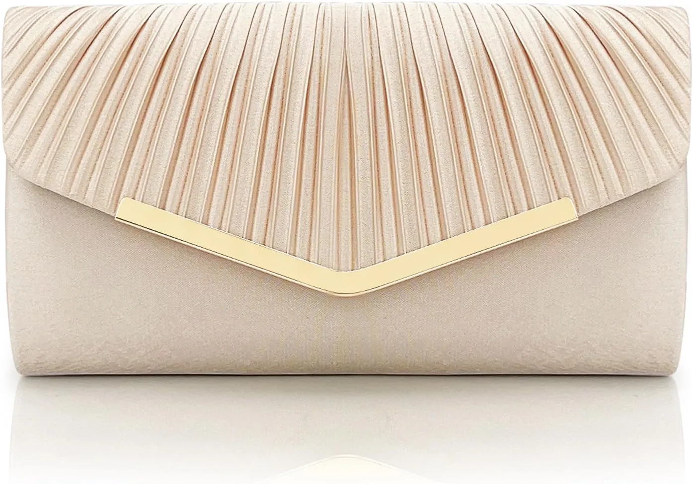 Glamorous Envelope Clutch Bag - Elegant Womens Evening Purse for Weddings, Proms, Parties & Formal Events