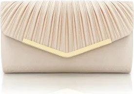 Glamorous Envelope Clutch Bag - Elegant Womens Evening Purse for Weddings, Proms, Parties & Formal Events
