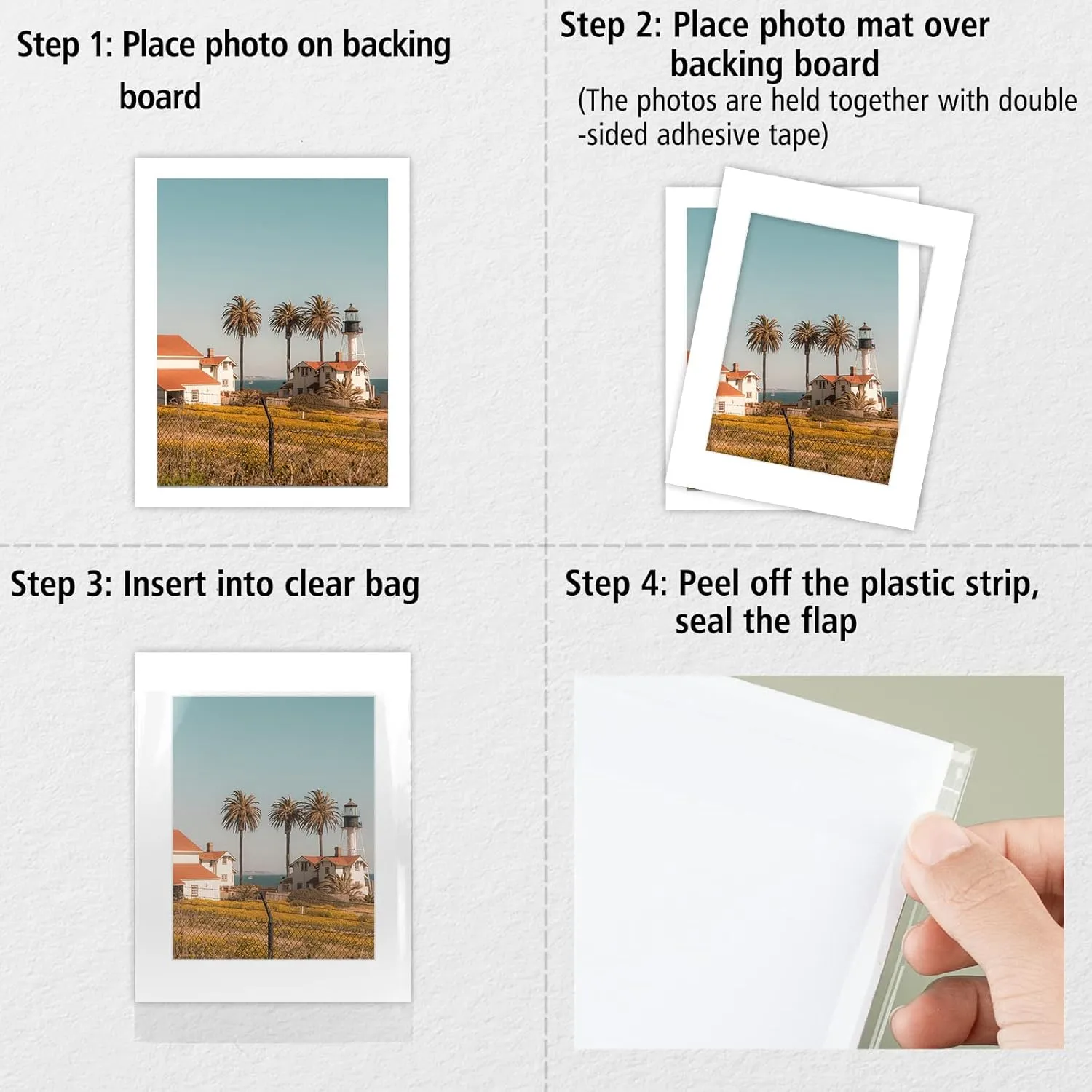 Golden State Art, Pack of 25, 11x14 White Picture Mat Full Set - Fit 8.5x11 Photo/Certificate - High Premier Acid Free Bevel Pre-Cut White Core Mattes - Includes 25 Backing Backer Board & Clear Bags