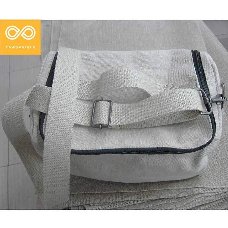 GYM SPA 100% Organic Hemp Stiff Canvas Bag