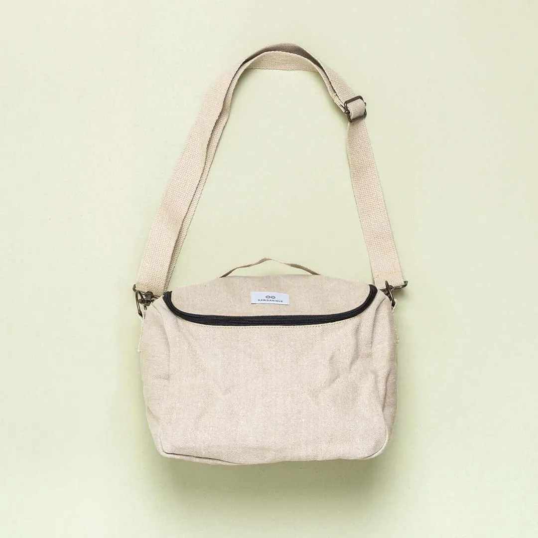 GYM SPA 100% Organic Hemp Stiff Canvas Bag