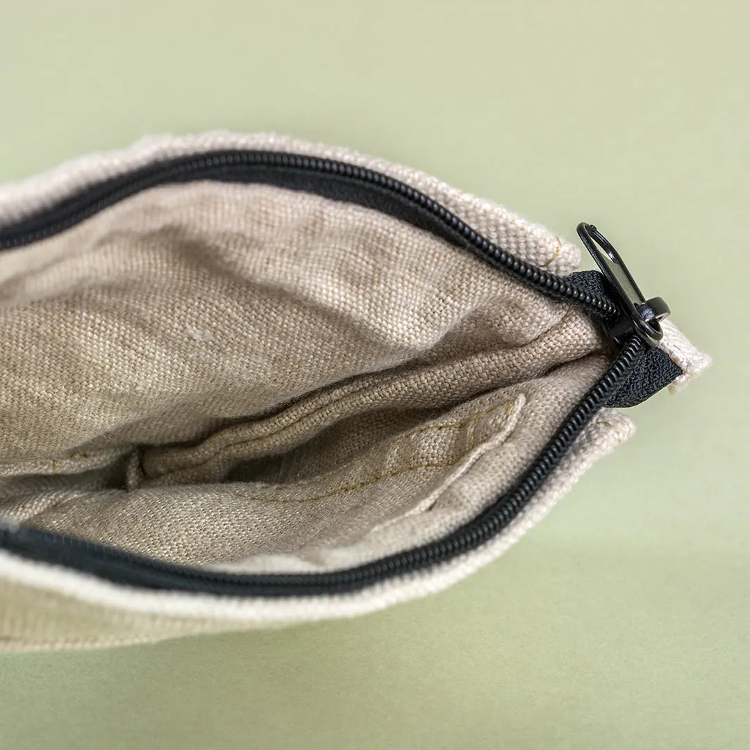 GYM SPA 100% Organic Hemp Stiff Canvas Bag
