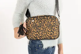 Jellybean Cross Body Bag - Leopard Ginger