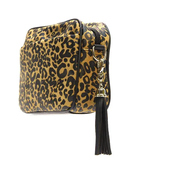 Jellybean Cross Body Bag - Leopard Ginger