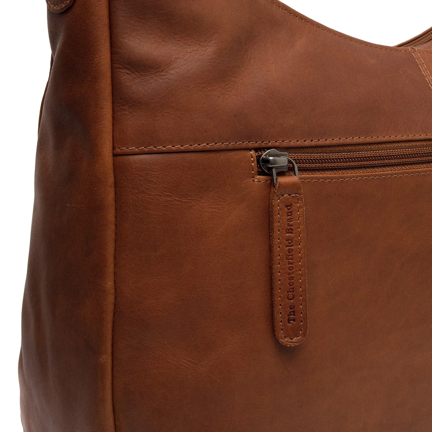Leather Shoulder Bag Cognac Marle
