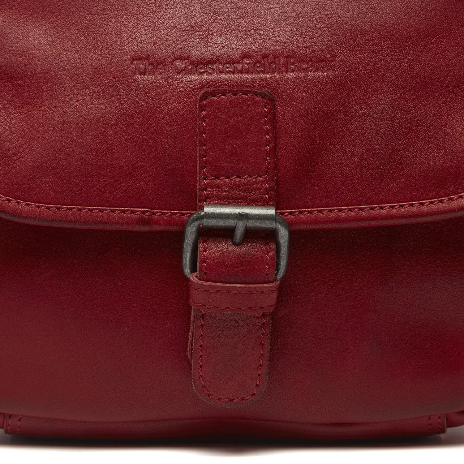 Leather Shoulder Bag Red Irma