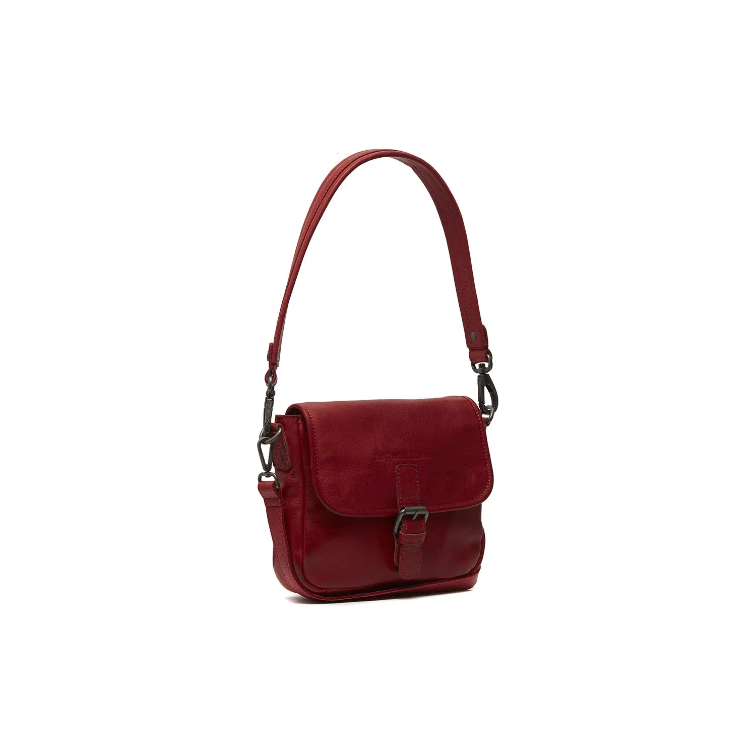 Leather Shoulder Bag Red Irma
