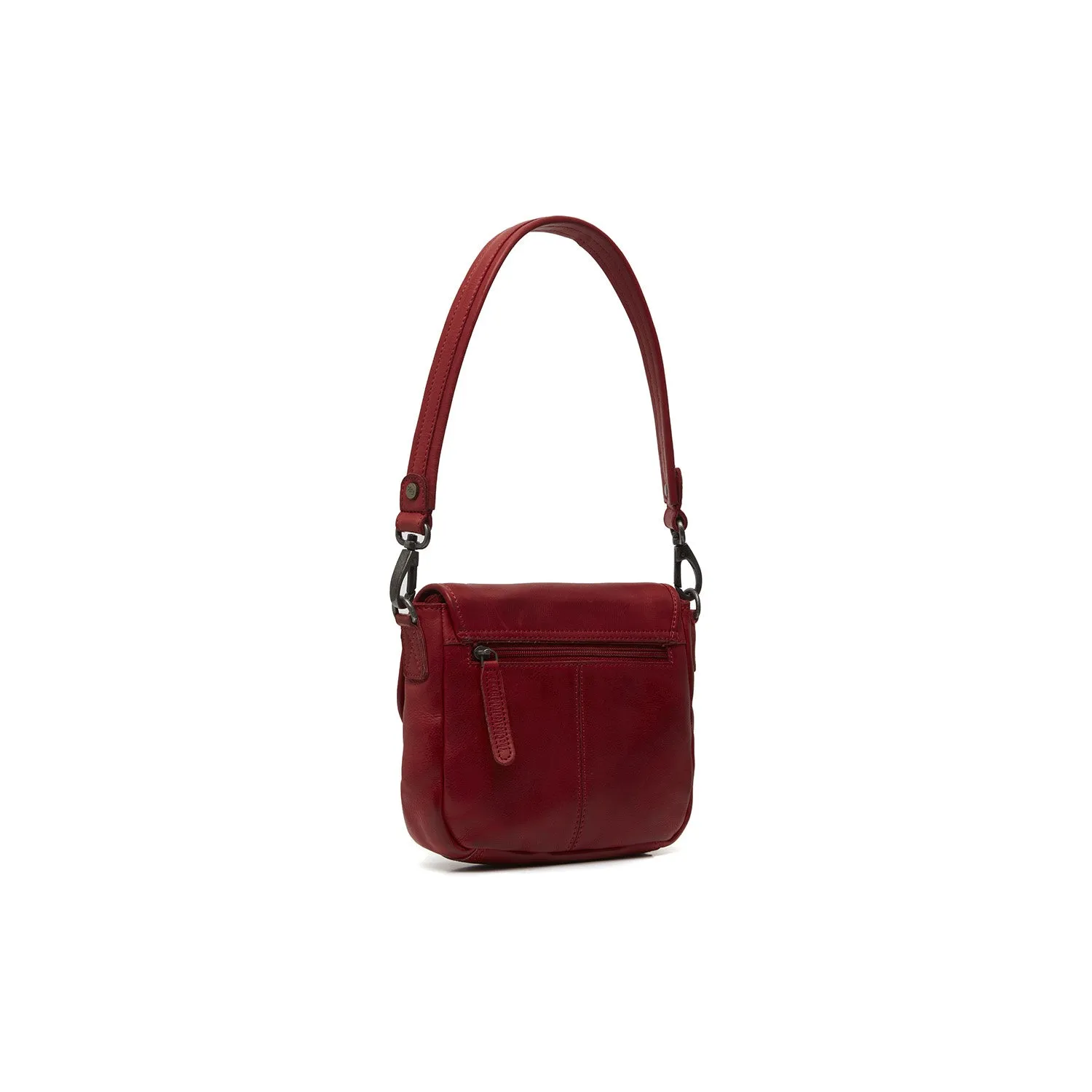 Leather Shoulder Bag Red Irma