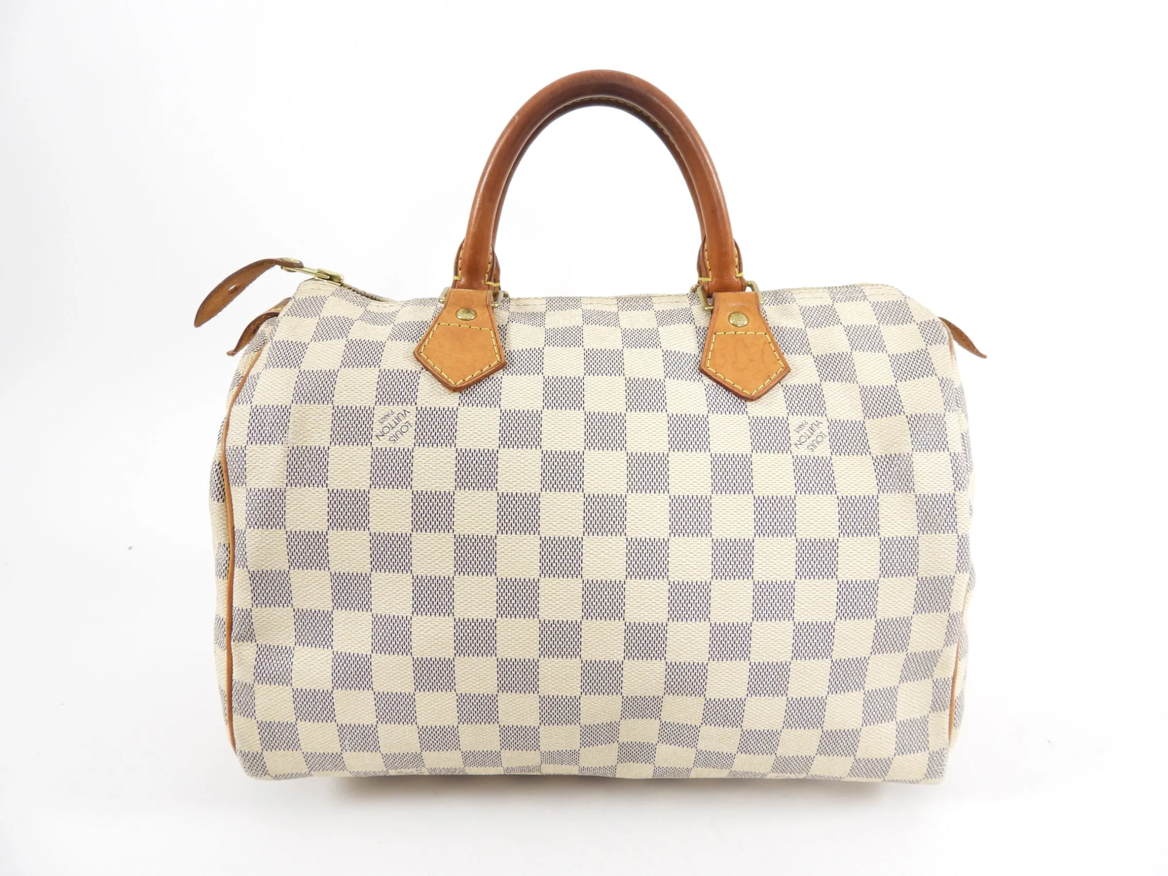 Louis Vuitton Damier Azur Speedy 30 Boston Bag