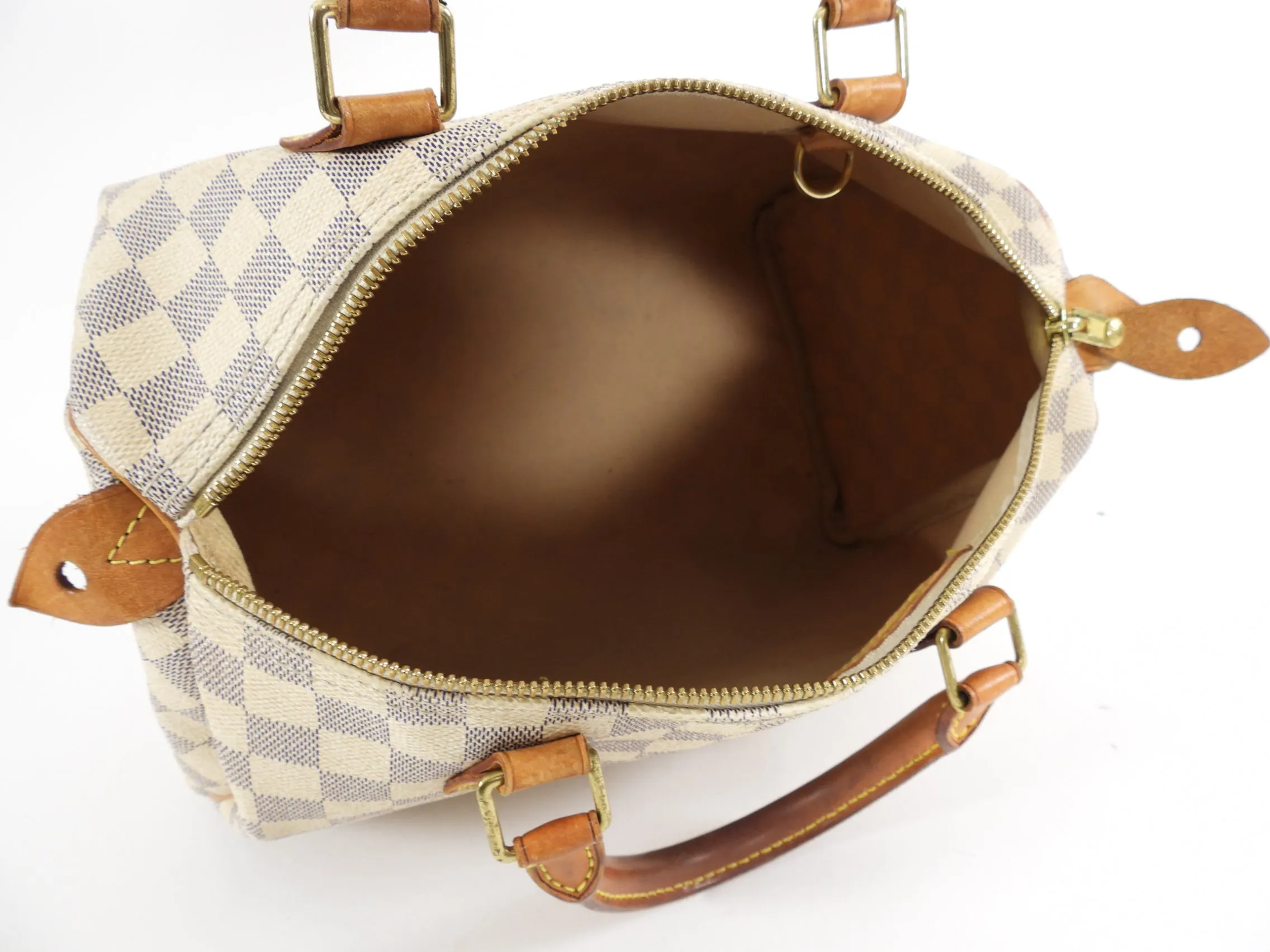 Louis Vuitton Damier Azur Speedy 30 Boston Bag