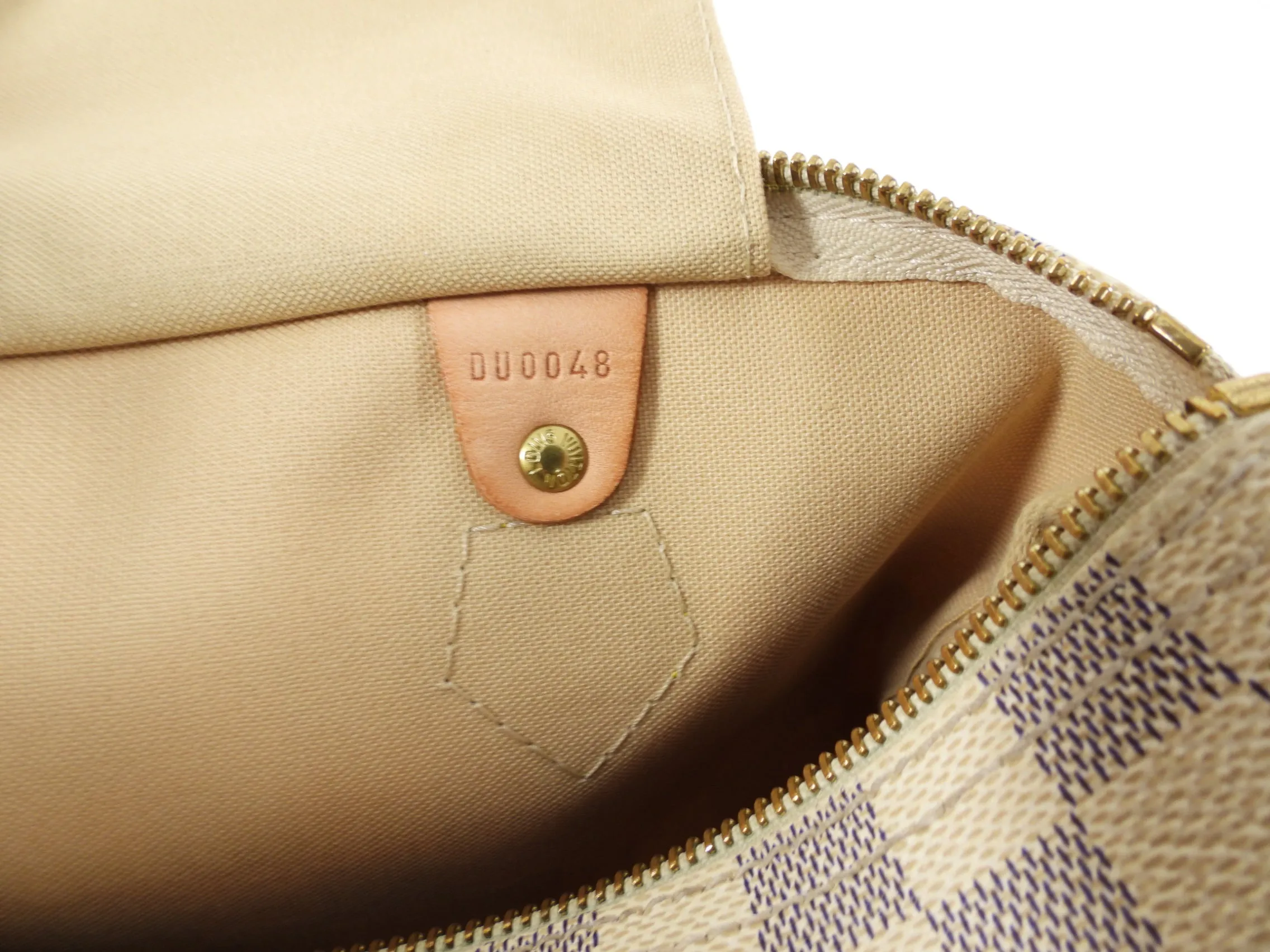 Louis Vuitton Damier Azur Speedy 30 Boston Bag
