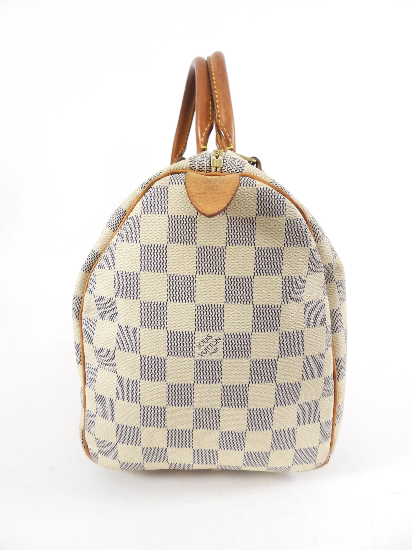 Louis Vuitton Damier Azur Speedy 30 Boston Bag