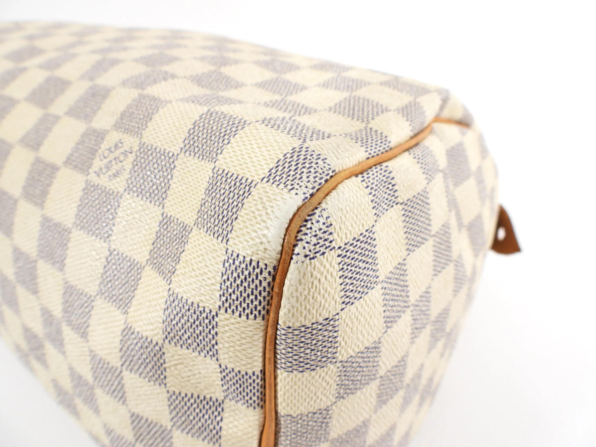 Louis Vuitton Damier Azur Speedy 30 Boston Bag