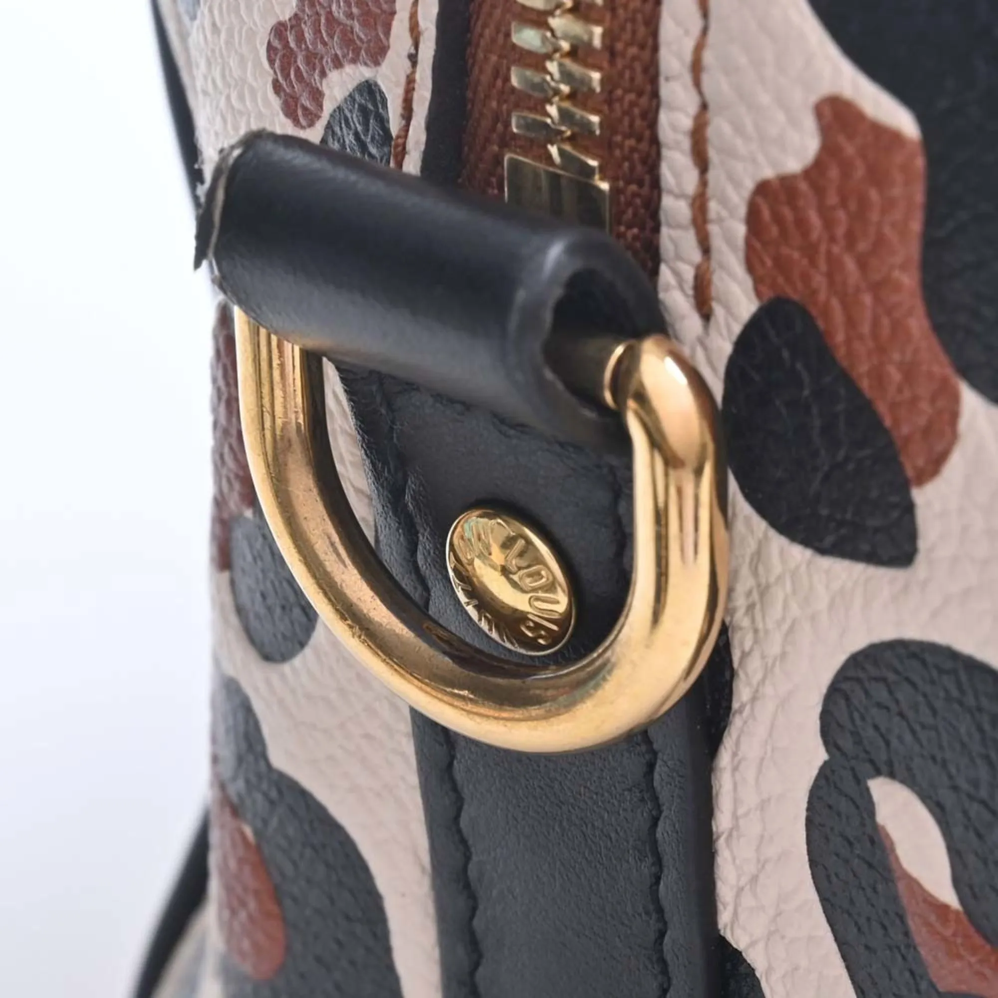 LOUIS VUITTON Empreinte Wild at Heart Speedy Bandouliere 25 Handbag Boston Bag M45840 Brown/Black Ladies
