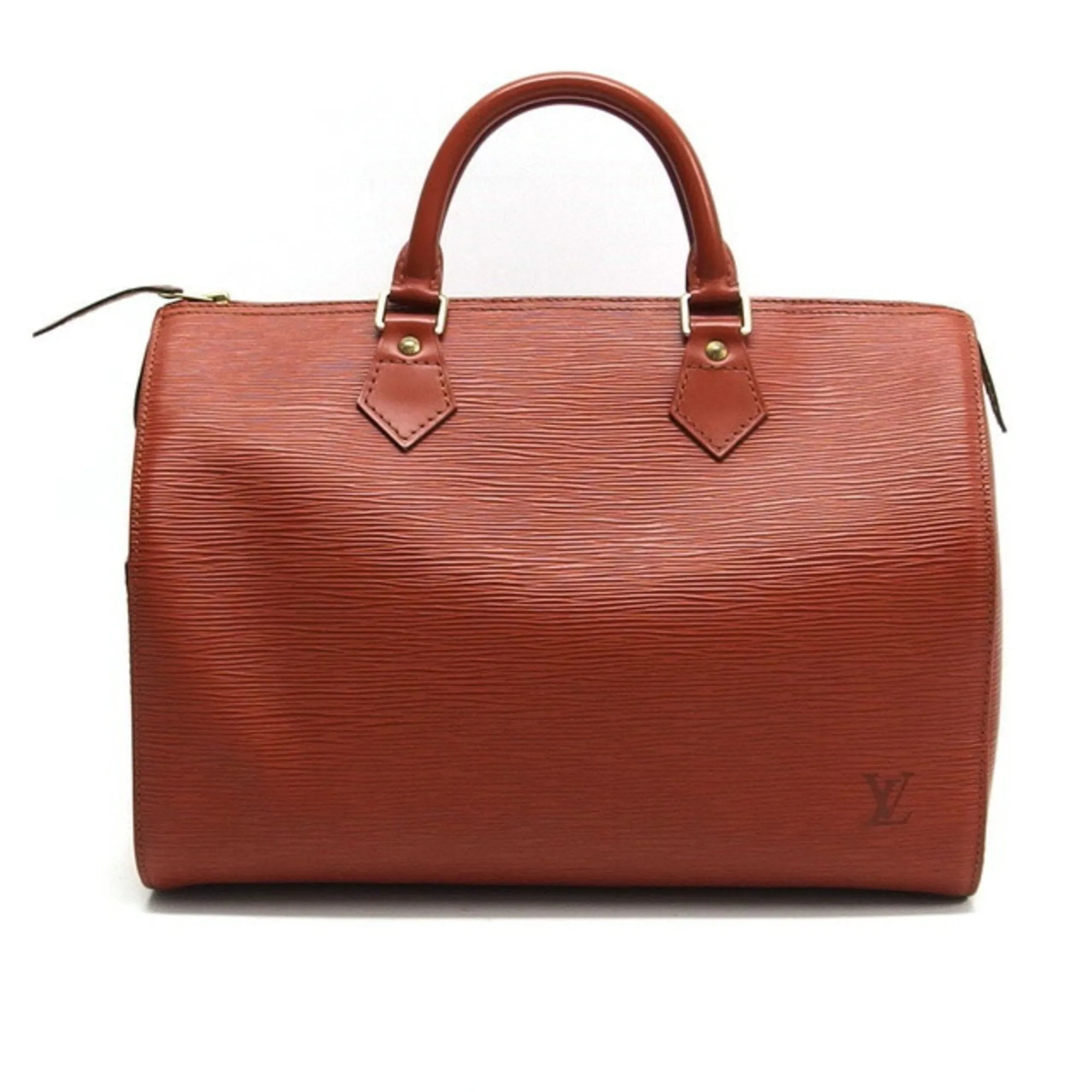 LOUIS VUITTON Epi Speedy 30 Boston Bag Kenya Brown