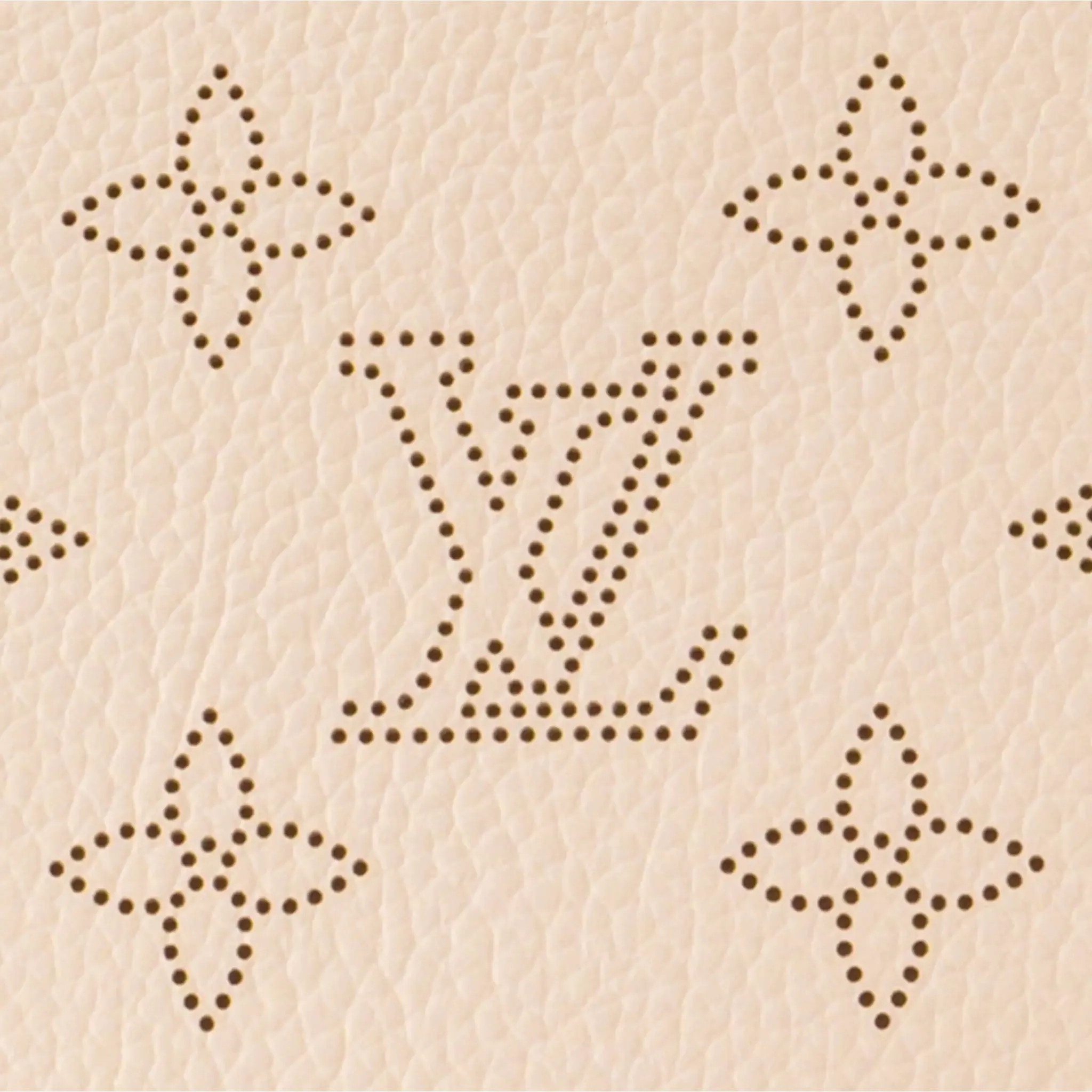 LOUIS VUITTON MONOGRAM CARMEL MAHINA HOBO BAG-PEACH/ IVORY