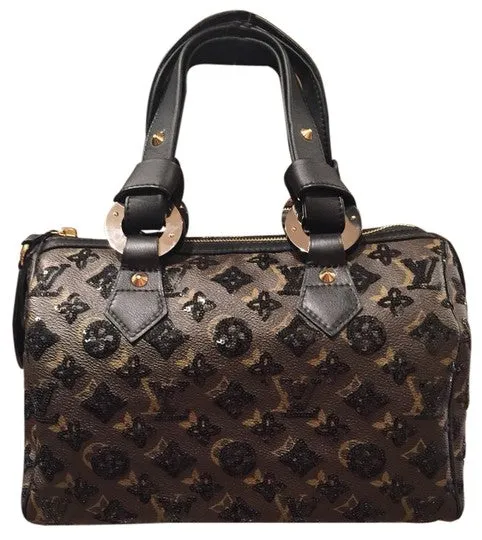 Louis Vuitton Monogram Sequins Eclipse Speedy 28 Bag