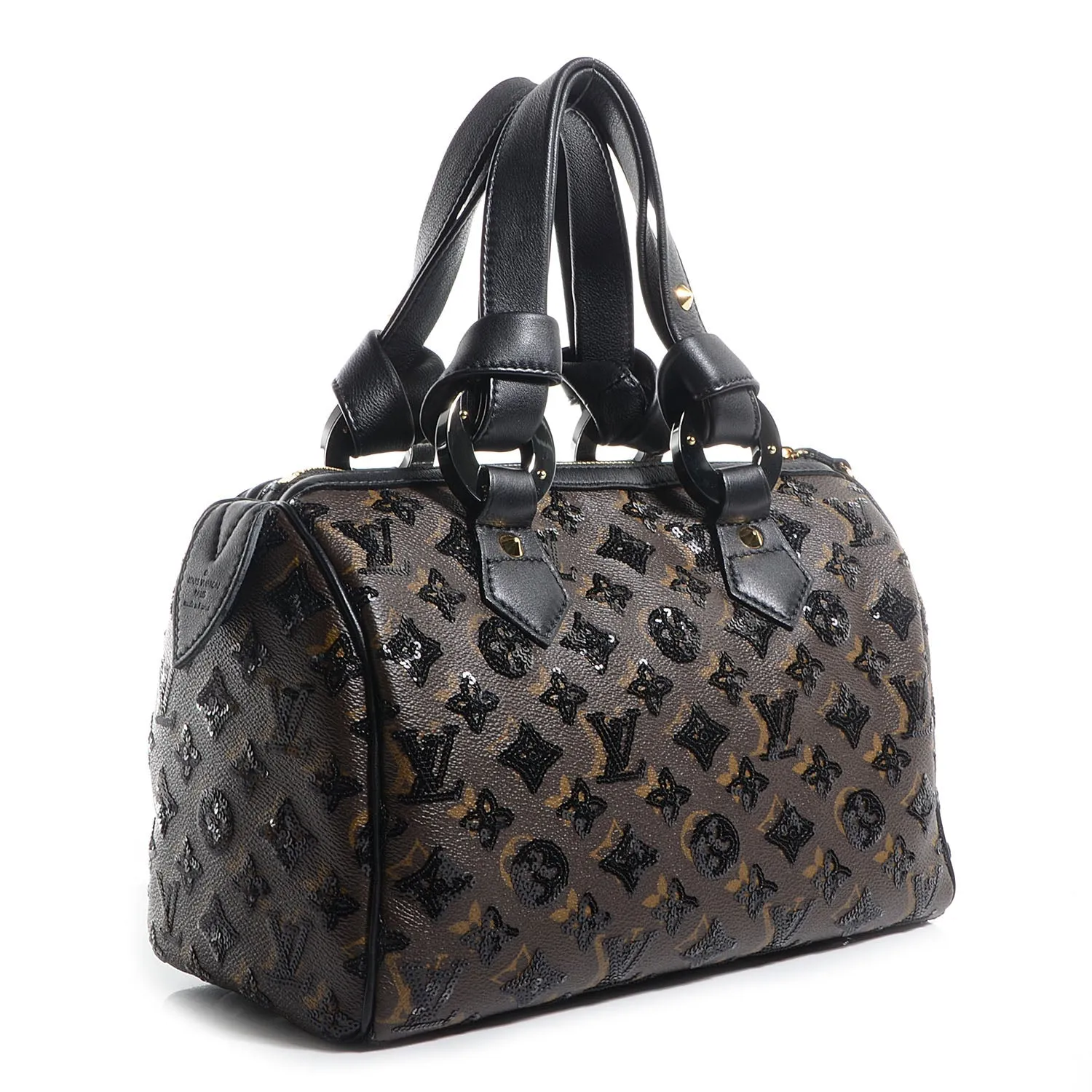 Louis Vuitton Monogram Sequins Eclipse Speedy 28 Bag