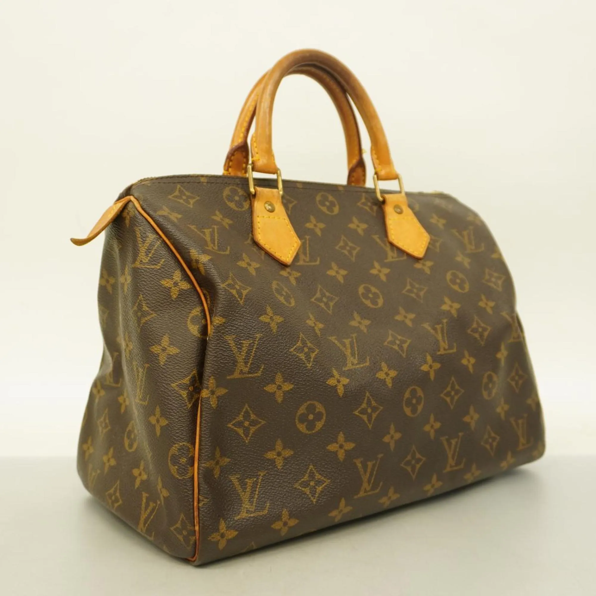 Louis Vuitton Speedy 30  Canvas Handbag ()