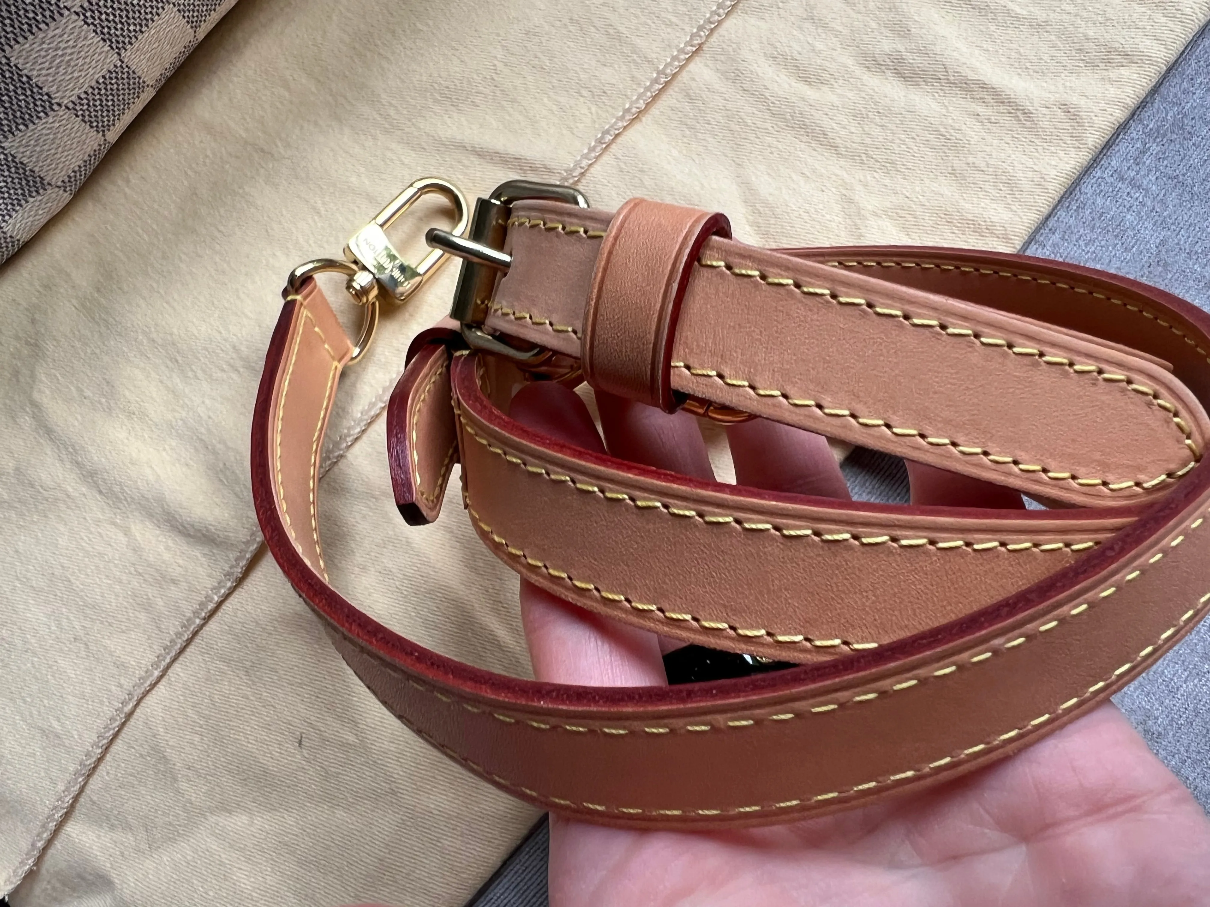 Louis Vuitton Speedy Bandouliere 30 Damier Azur (RRP £1470)