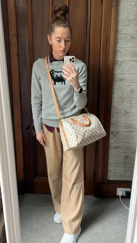 Louis Vuitton Speedy Bandouliere 30 Damier Azur (RRP £1470)