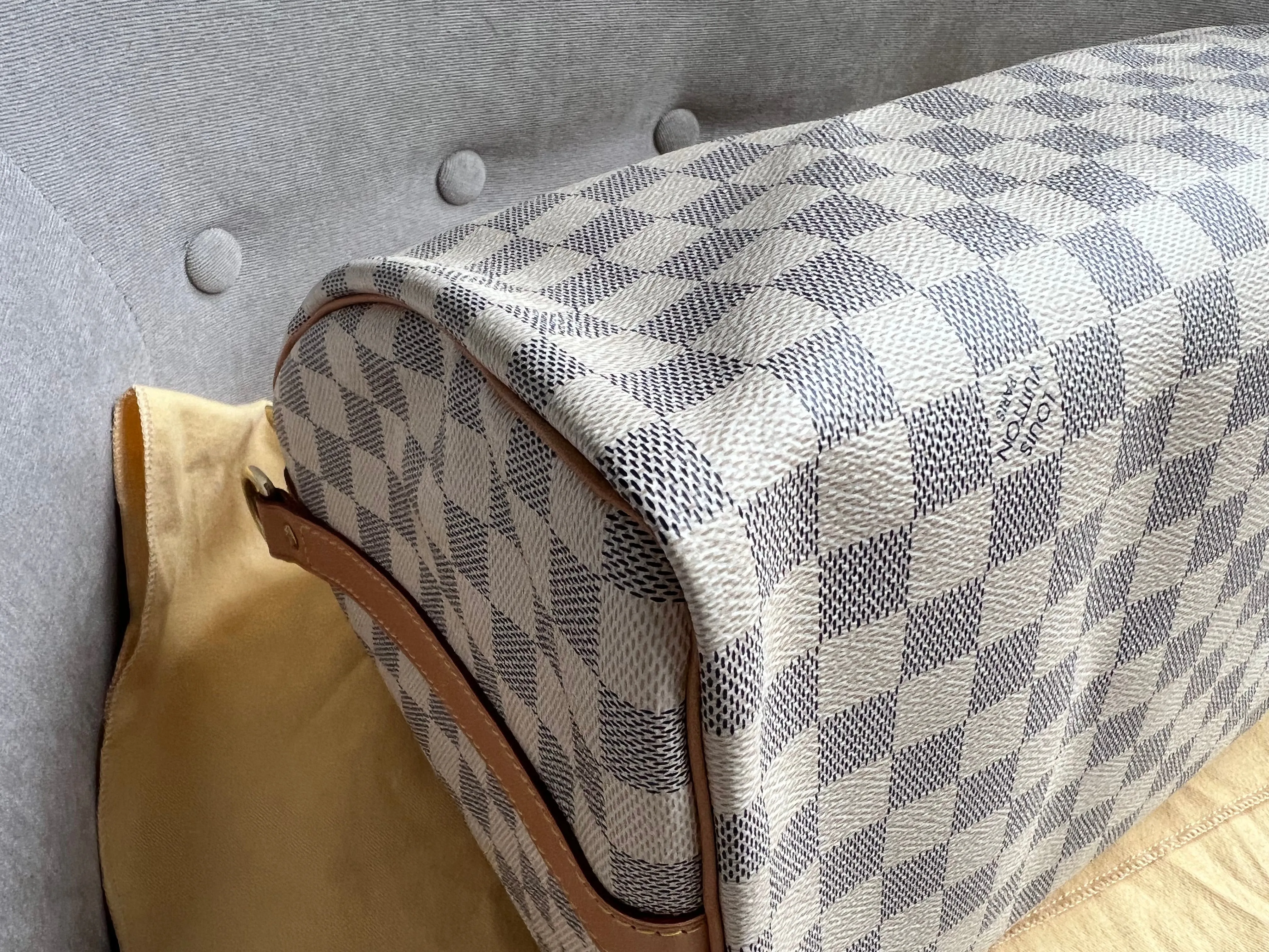 Louis Vuitton Speedy Bandouliere 30 Damier Azur (RRP £1470)
