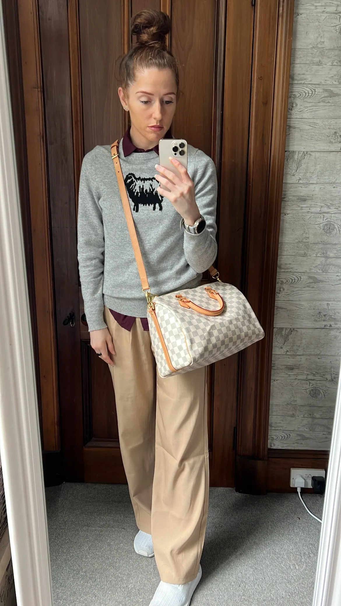 Louis Vuitton Speedy Bandouliere 30 Damier Azur (RRP £1470)