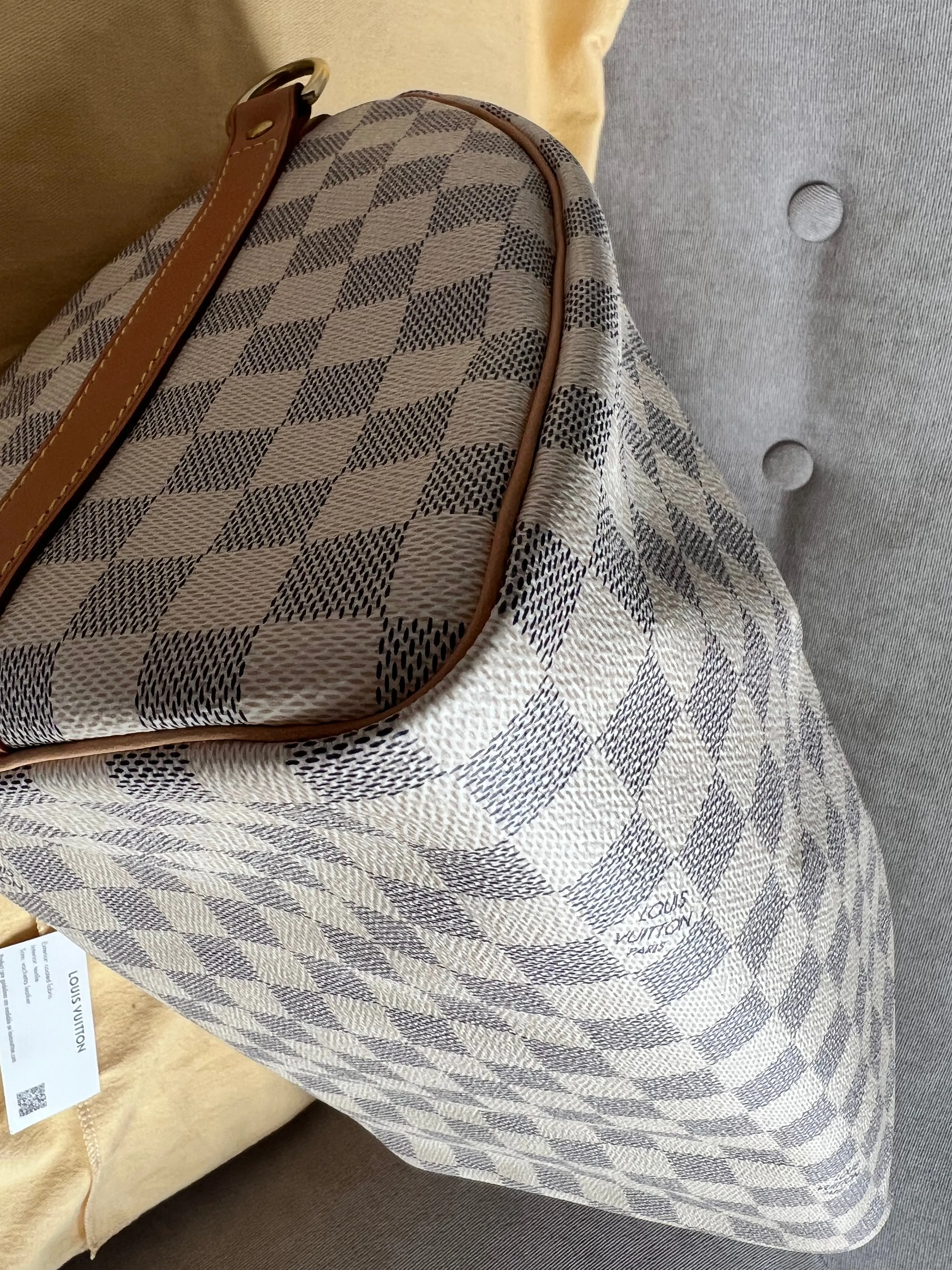 Louis Vuitton Speedy Bandouliere 30 Damier Azur (RRP £1470)