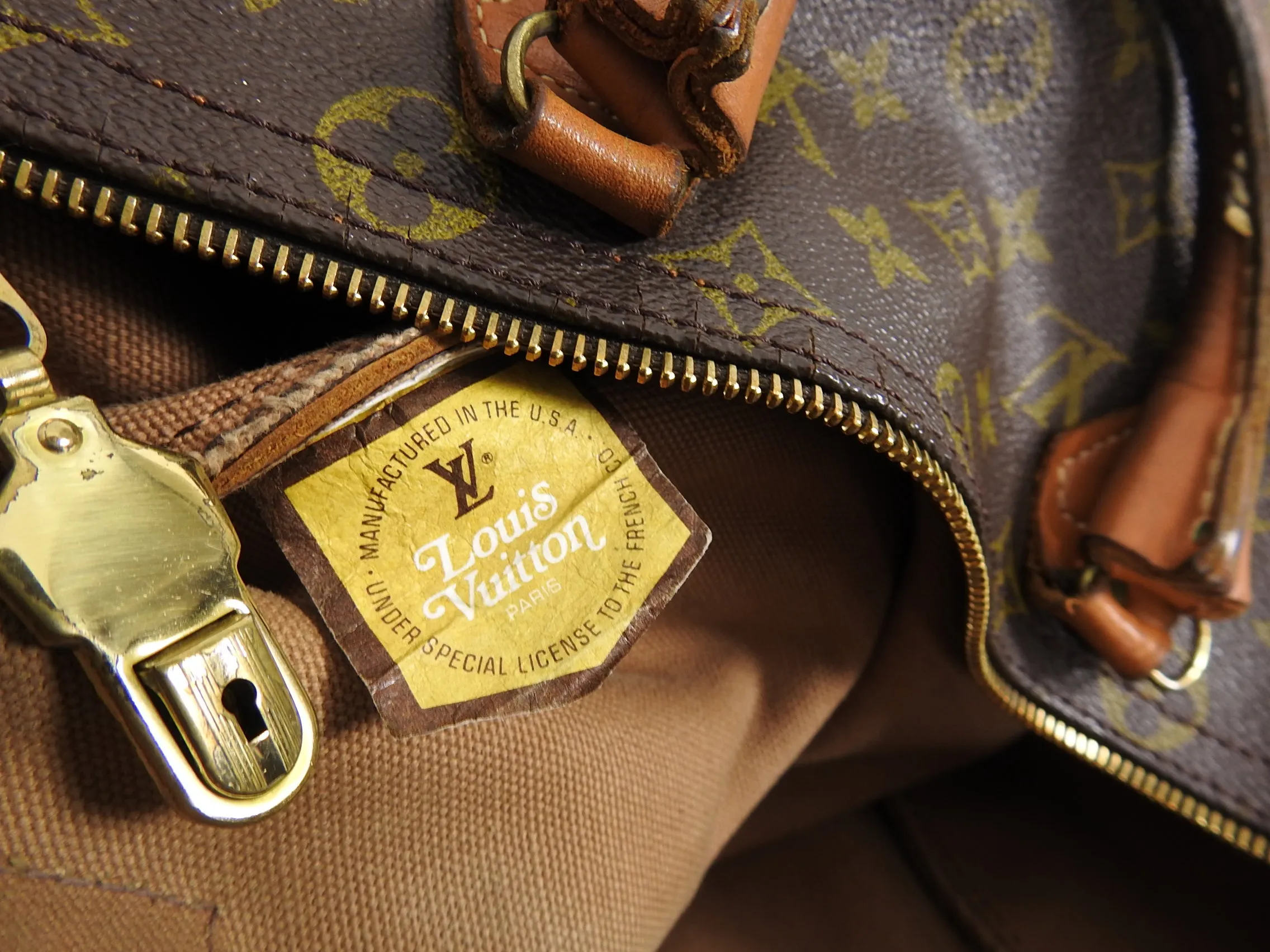 Louis Vuitton Vintage French Co. 1970’s Monogram Speedy 30