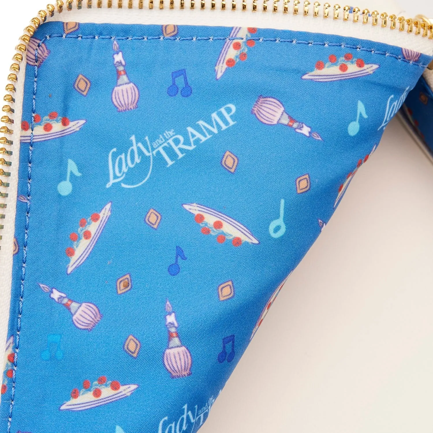 Loungefly x Disney Lady and the Tramp Book Convertible Crossbody Bag