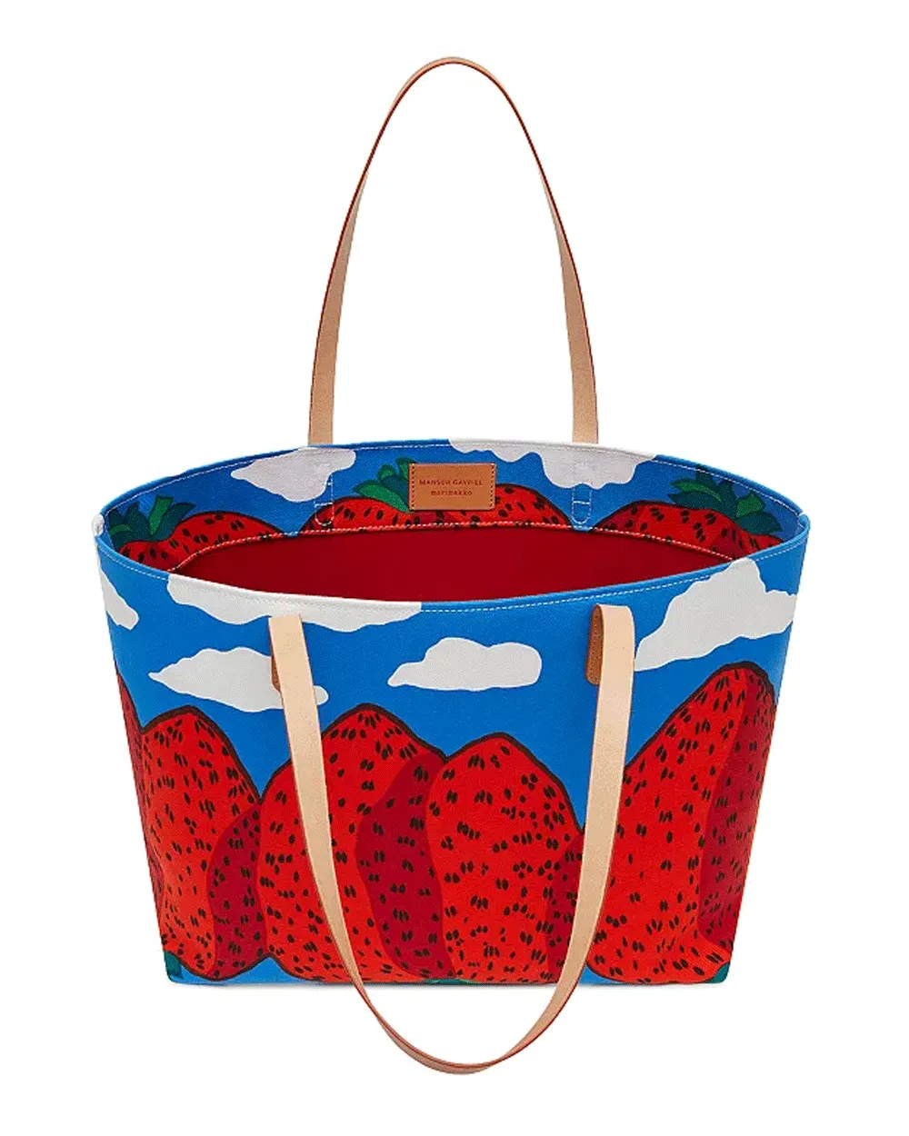 Marimekko Large Tote in Stawberry