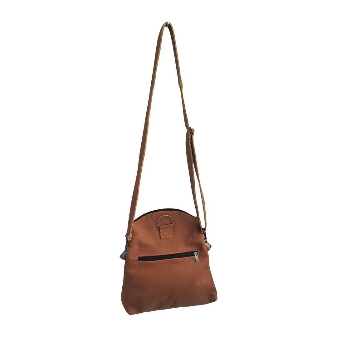 Mirelle Genuine Leather 3-Way Convertible Backpack | Messenger Handbag