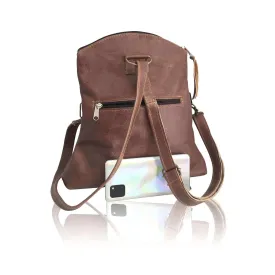 Mirelle Genuine Leather 3-Way Convertible Backpack | Messenger Handbag