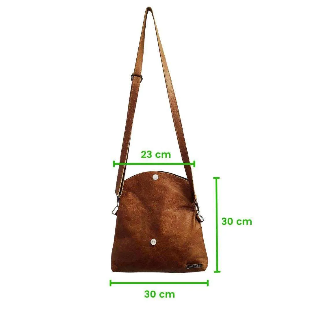 Mirelle Genuine Leather 3-Way Convertible Backpack | Messenger Handbag