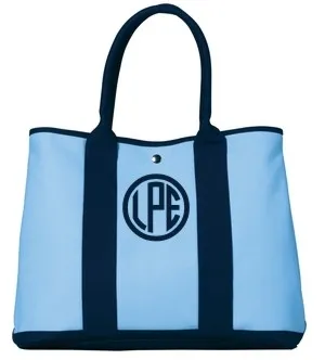 Monogrammed Tote Bag Navy Preppy Tote